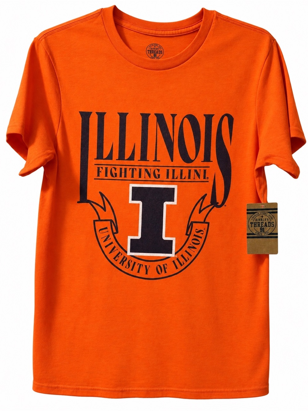 University of Illinois Fighting Illini Rivalry Threads T-Shirt Men’s Medium NWT